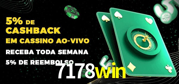 Promoções do cassino ao Vivo 7178win